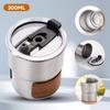Leeseph Stainless Steel Coffee & Camping Mug with Lid, Portable Heat Resistant, Suitable for Outdoor Picnic, Camping Fishing