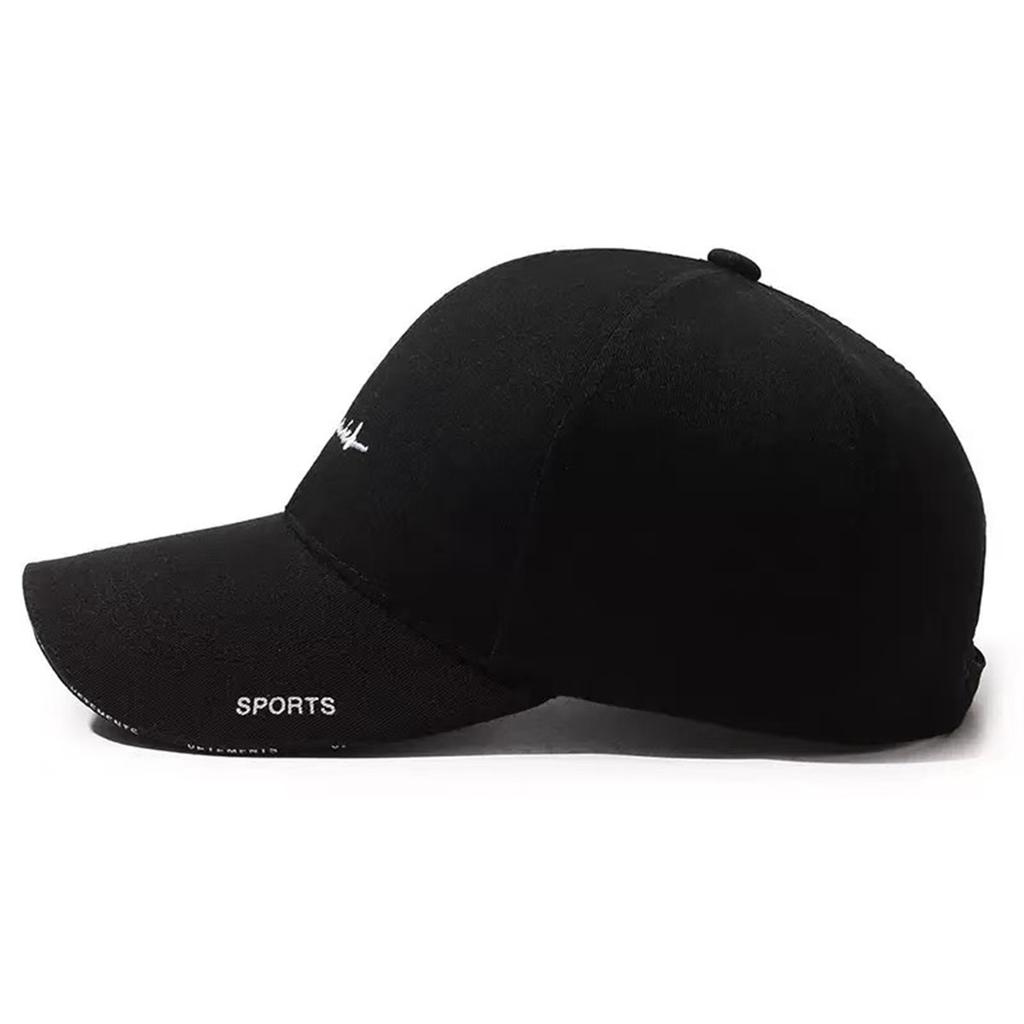 Letter SPORTS Embroidered Baseball Hat Fashionably Simple Dad Hats Outdoor Travel Sunscreen Cap Middle Aged and Elderly Golf Caps