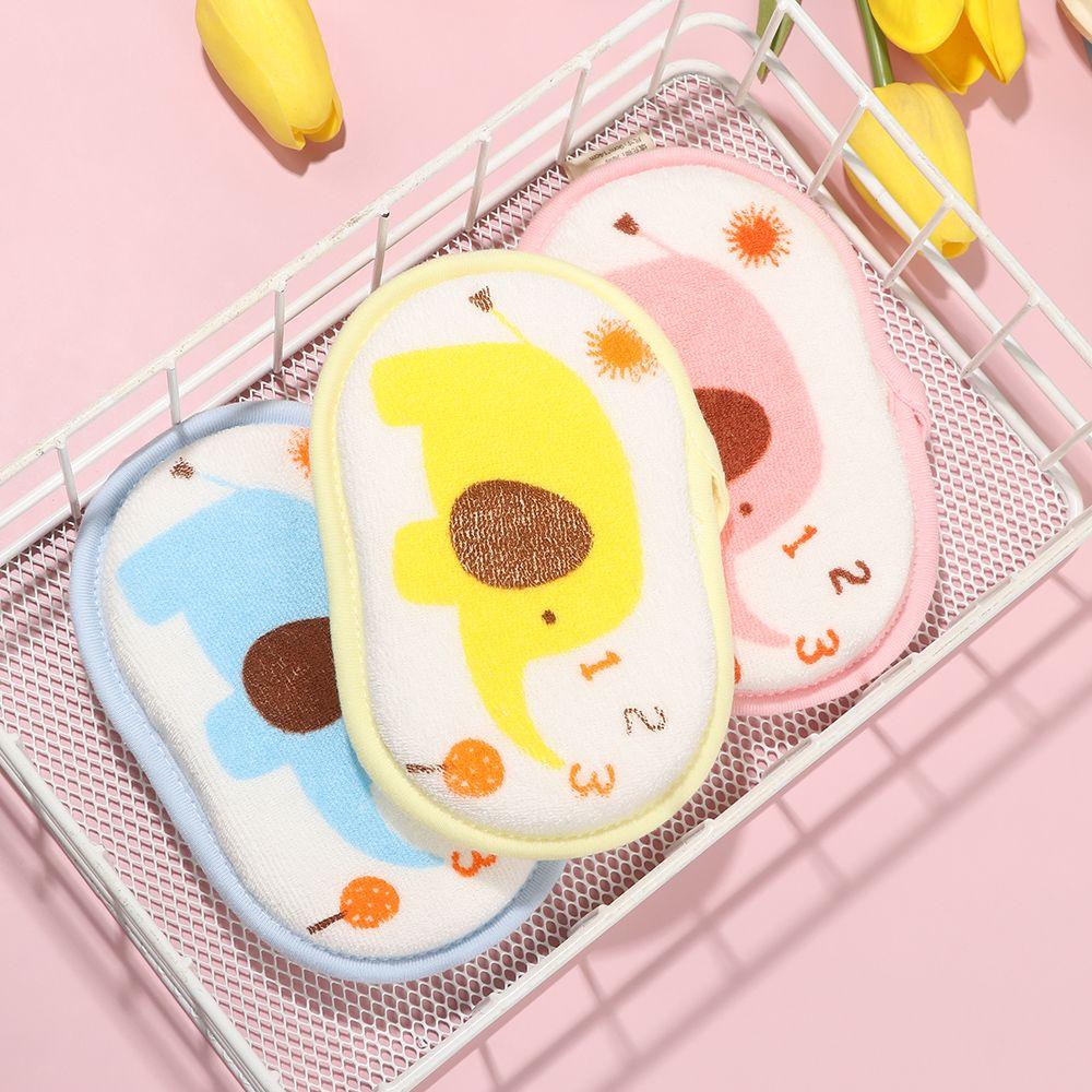 Bath Towels Exfoliating Massager Bath Sponge Shower Brush Elephant Pattern Infant Children Rub