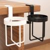 Table Edge Water Cup Holder Iron Hanging Office Coffee Cups Hook Desk Side Storage Rack Fixed No-punching Traceless Mug Holder