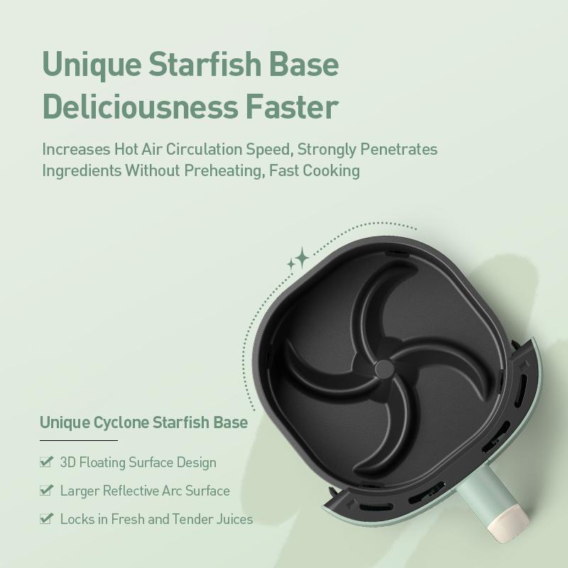 Philips Cyclone Heißluftfritteuse Airfryer Multifunktions-Heißluftfritteuse 3,7L