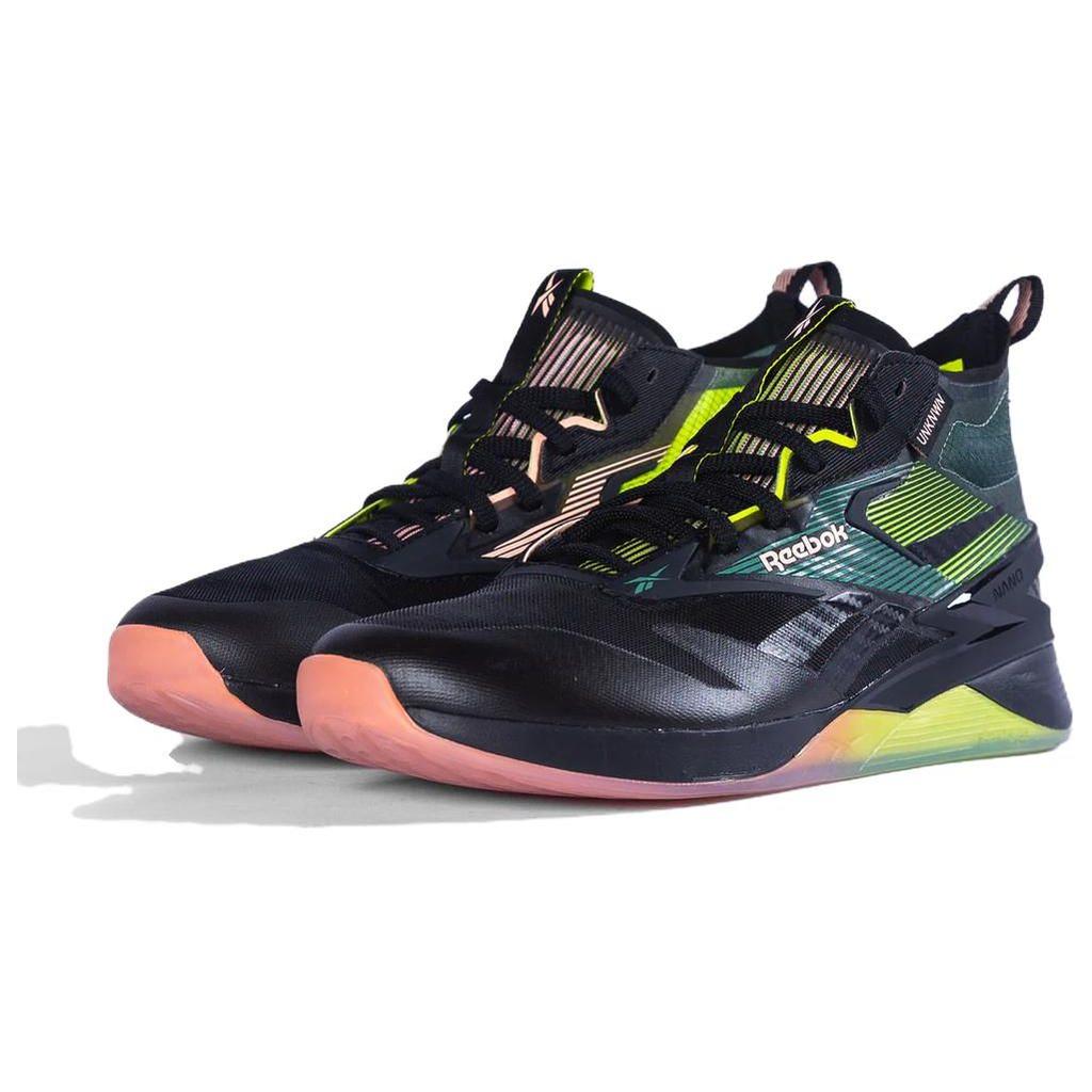 Reebok Nano Unknown Comfortable Low-Top Training Shoes Unisex Sneaker Black Green 100074116