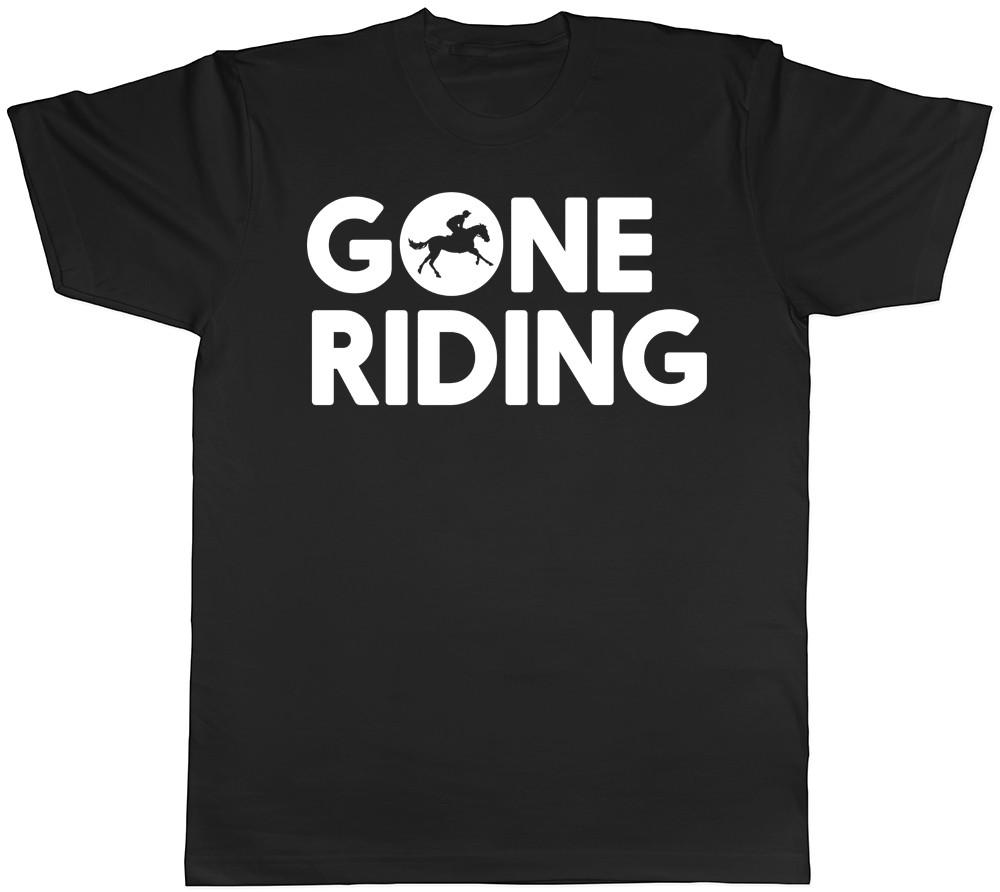 

Gone Riding Horse Mens T-Shirt M