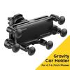 Essager Βάση στήριξης τηλεφώνου αυτοκινήτου Six Points Gravity Clip εξαερισμού αέρα Βάση στήριξης GPS για iPhone 14 Υποστήριξη θήκης smartphone Samsung Xiaomi