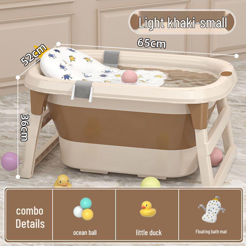 Baby Bathtub Foldable Soaking Tub for Kids