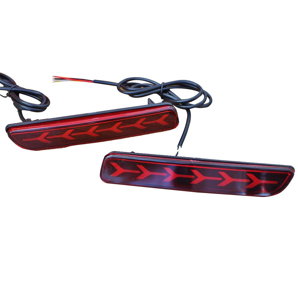 

2Pcs LED Brake Lights for Suzuki Ertiga Ciaz Vitara S-Cross SX4 Splash Rear Bumper Reflector Tail Lamp