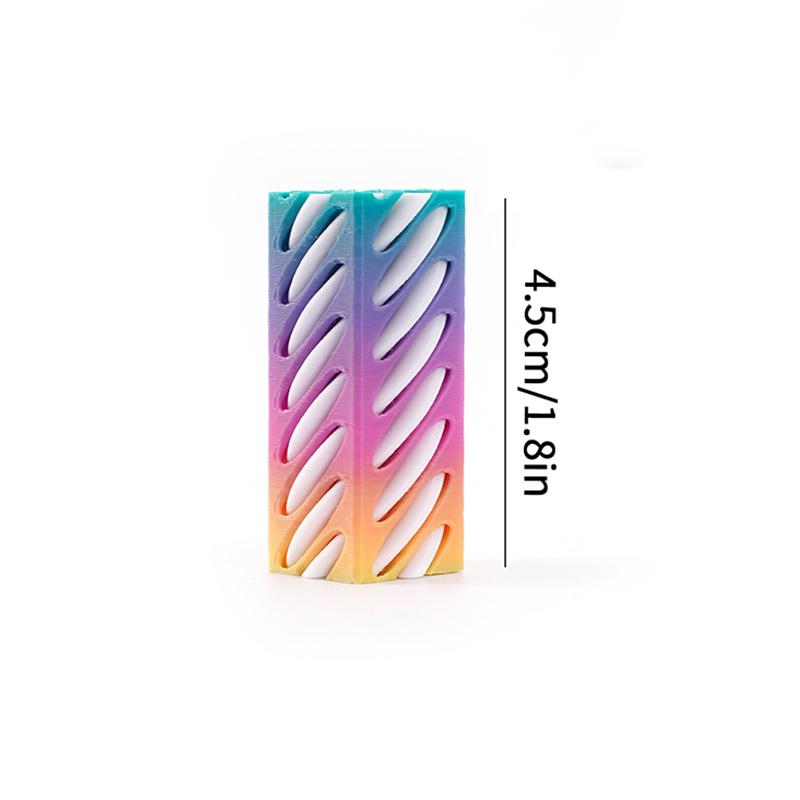 3D Printed Rotating Pyramid Toy 3D Spiral Cone Release Pressure Toys Desktop Accessorie Printed Through Pyramid Spiral Cone Toy