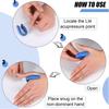Tiger Point Thumb Massage Clip Acupressure Meridian Massager for Pain Relief and Relaxation