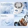 New Handheld Fan Rechargeable Personal Cooling Fan High Speed Adjustable Air Cooler with LED Display for Home Office Travel