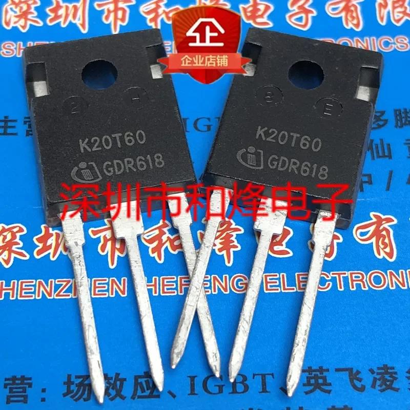 5PCS IKW20N60T New import spot TO-247 600V 20A Field effect tube converter Electronic components K20T60