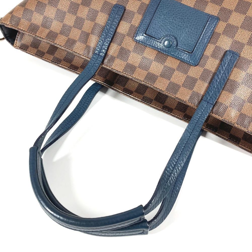 Louis Vuitton N41242 Damier Cabas Bag Tote Bag Large Shoulder Bag Brown/Navy