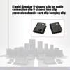 Quick Release U Shaped Audios Clip Wall Mount Iron Hook for Fast Speaker Attachment in Professional Sound Systems 2pcs