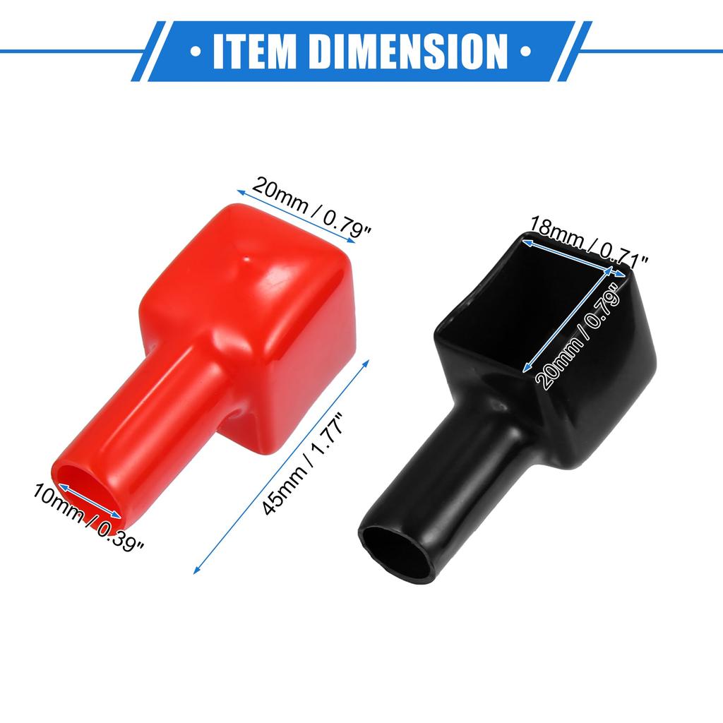 A ABSOPRO Battery Terminal Insulation Cover Battery Terminal Terminal Cover
