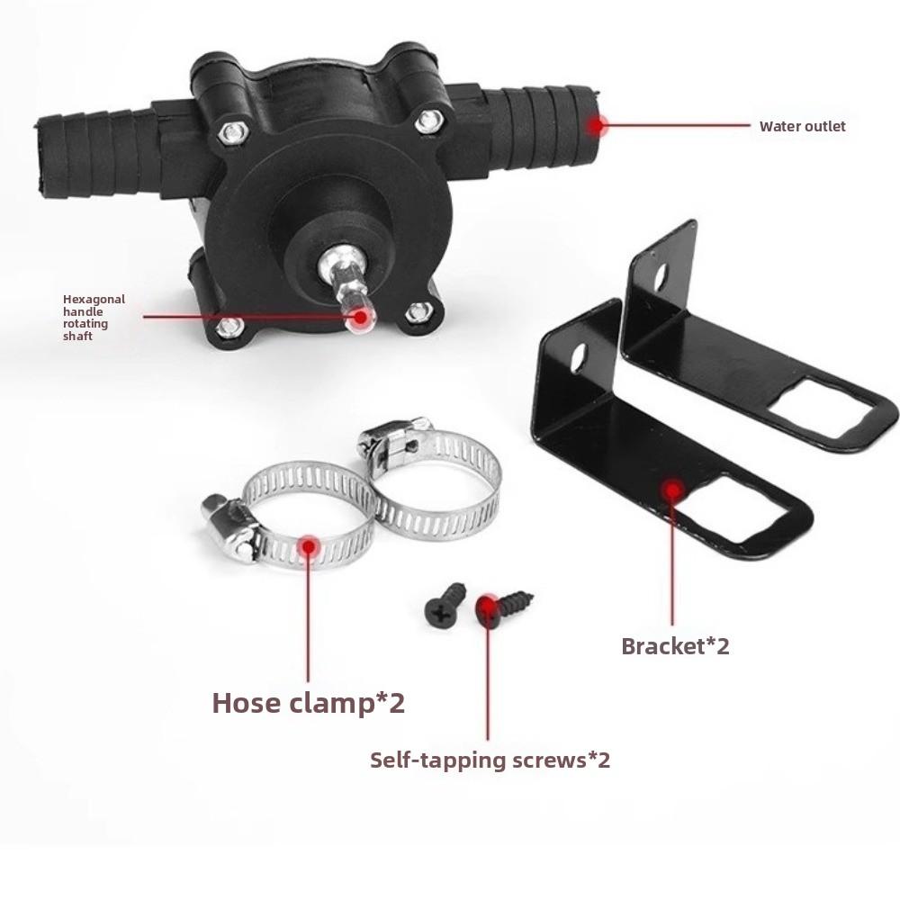 Multi-Purpose Drill Pump Mini Portable Hand Pump New Self-Priming Pump Water Transfer