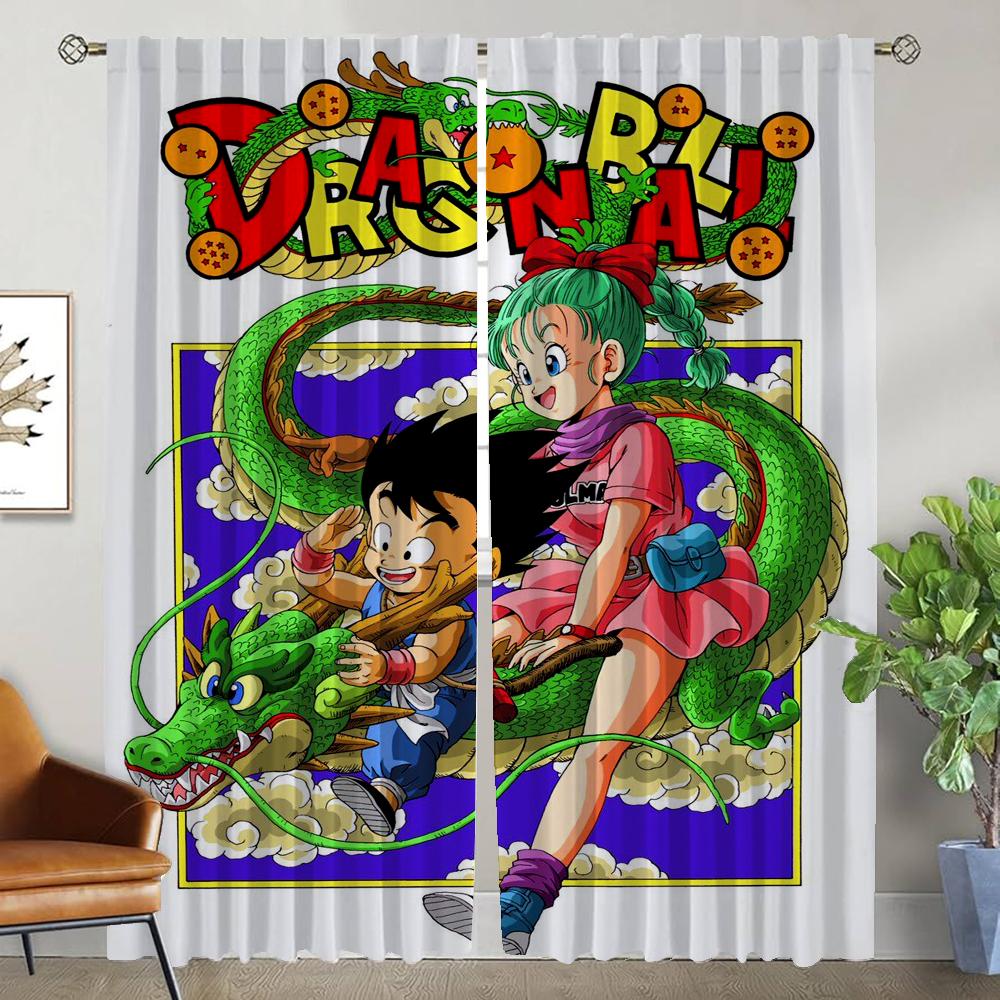 

Dragon Curtains Child Room Curtains for Bedroom Living Room Curtain Shades Partition Halloween Decoration Kitchen Blackout Panel W50xH70cmx2pcs-CL