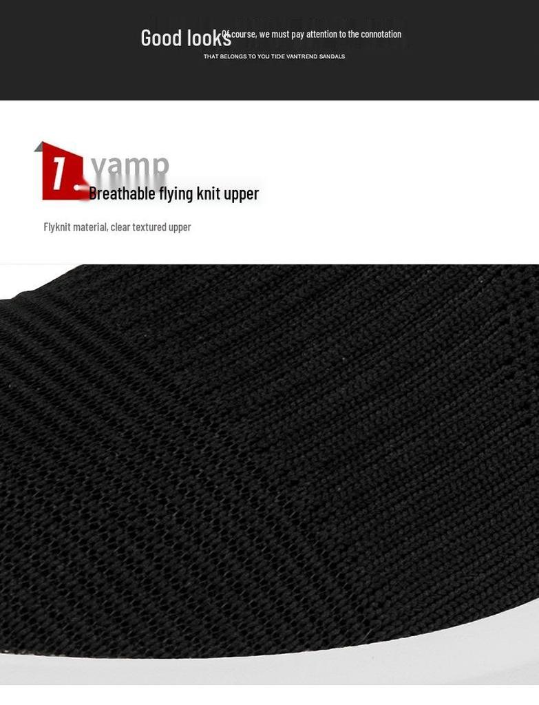 2023 Men's Lightweight Fly-Knit Sock Sneakers: Breathable, Slip-On, Casual Sports Shoes for Spring and Summer