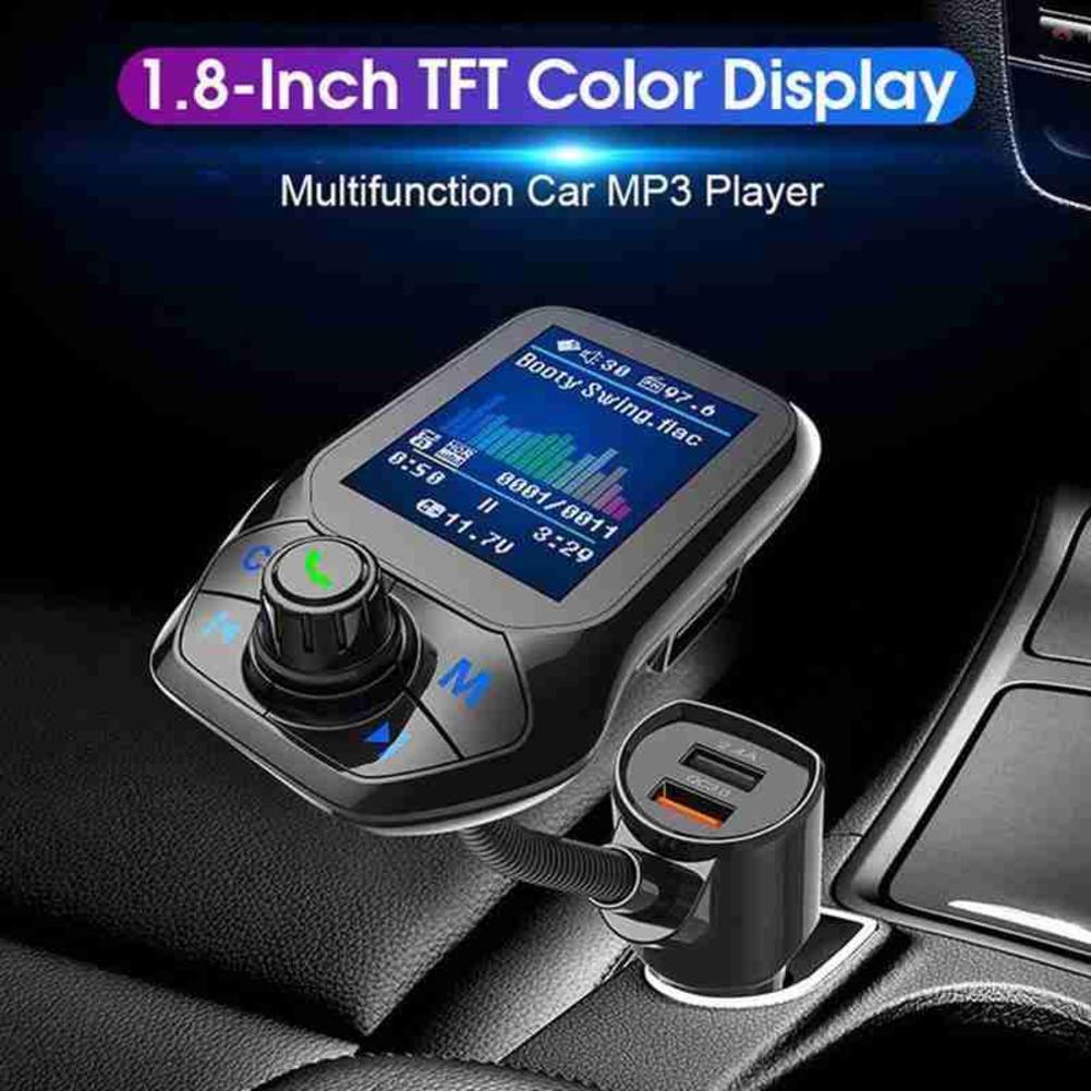 Bluetooth Car FM Transmitter MP3 Player Hands Free Radio USB Charger Adapter Kit Z1U4