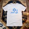 Funny Jewish Happy Hanukkah TShirt Woman Man Casual Cotton Graphic T Shirts Jewish Festival Shortsleev Merry Christmas