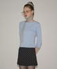 SALON DE YOHN Dot Mini Skirt_ Black