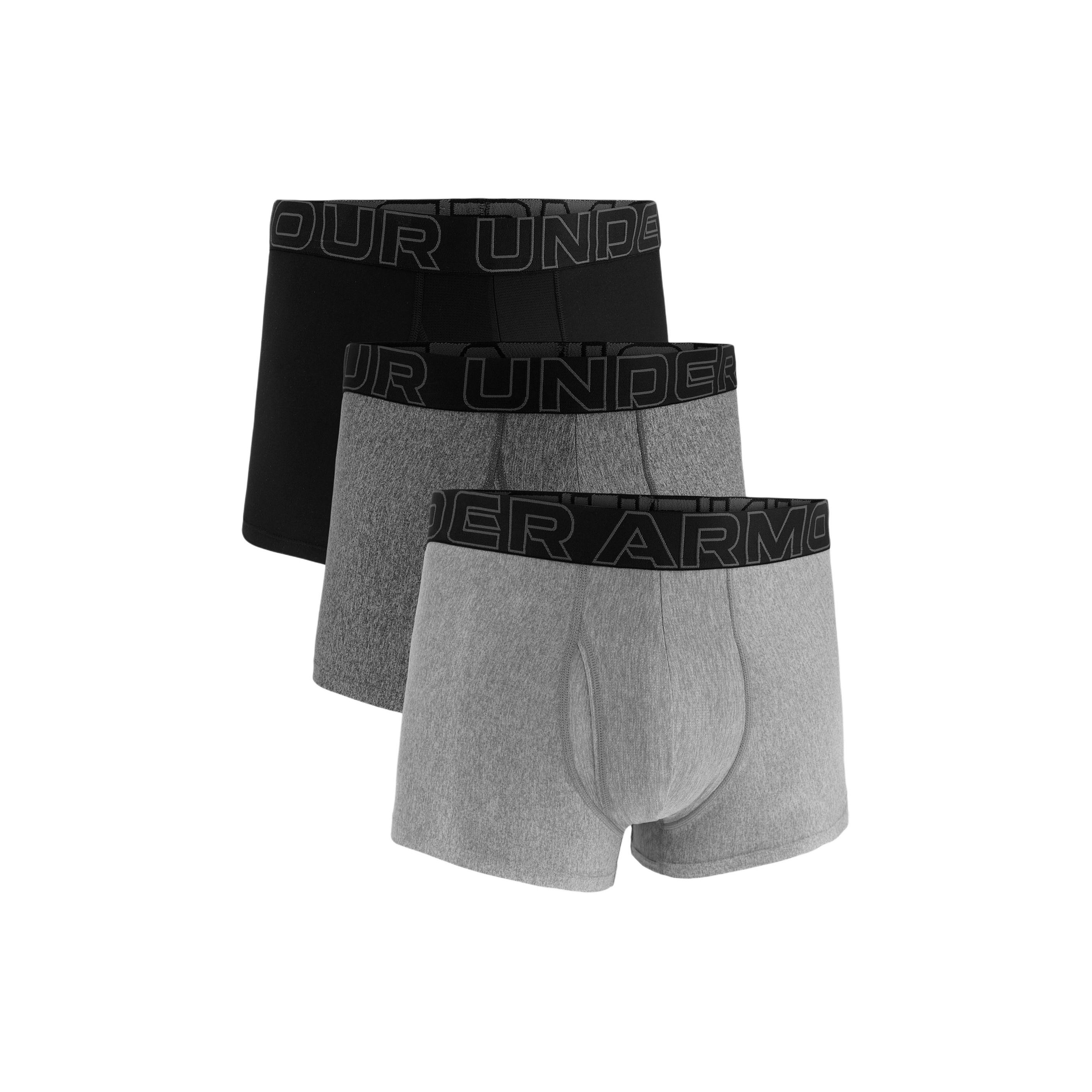 

Under Armour UA Performance Tech 3 Boxerjock Letter Print Elastic Mid-Rise Underwear Men underwear 1383882-035 XL