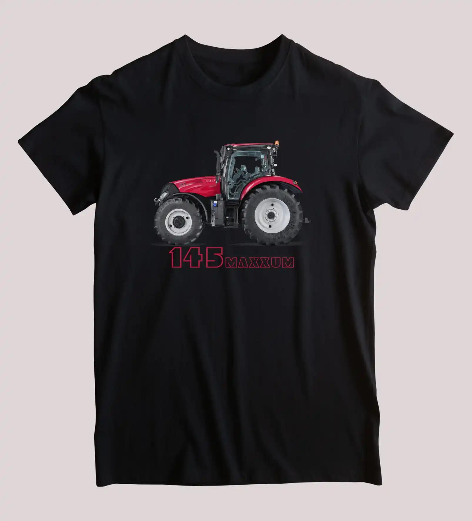 

American Built Maxxum 145 Tractor TShirt Summer Cotton Short Sleeve ONeck Mens T Shirt New S3XL 4XL