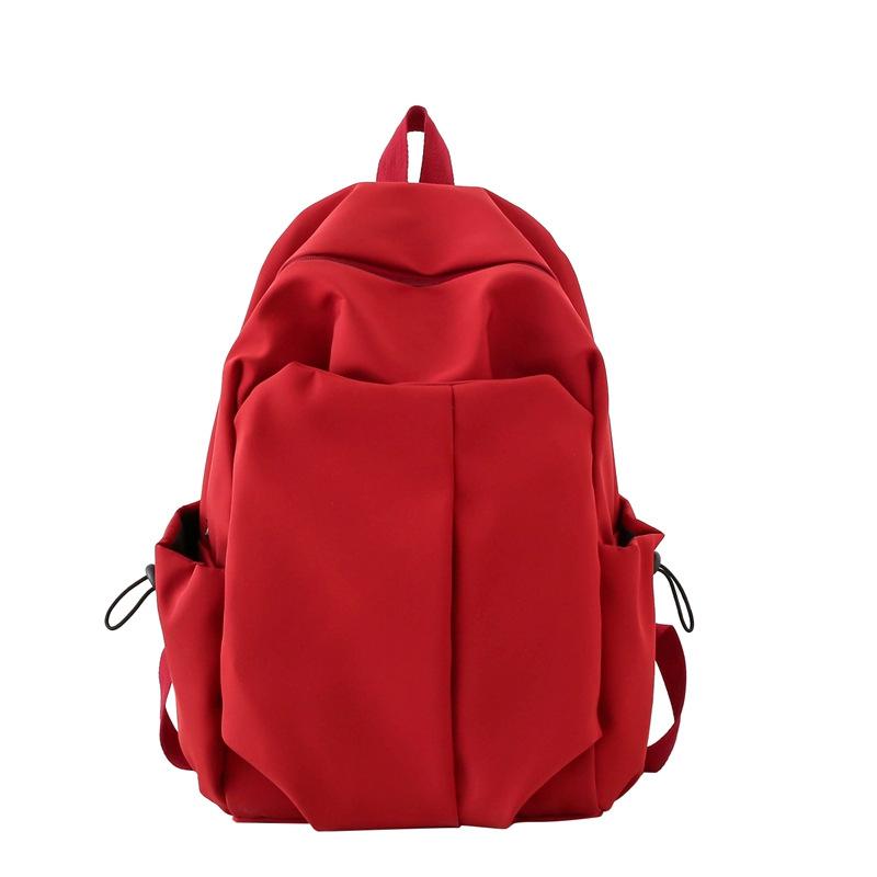 Schoolbag1011 new simple men's and women's backpack large capacity fashion schoolbag girls junior high school light casual backpack