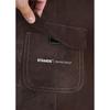 Welding apron, leather, size L, brown