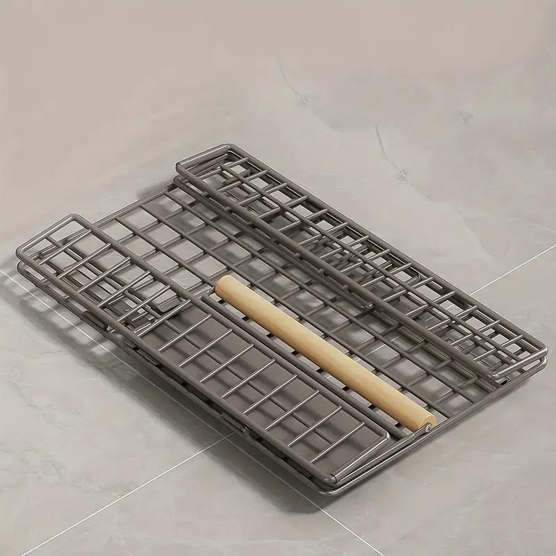 Metal Pull-Out Storage Basket, Slide-Out Cabinet Organizer, Spice and Cutlery Storage Multipurpose Kitchen Cabinet Organizer
