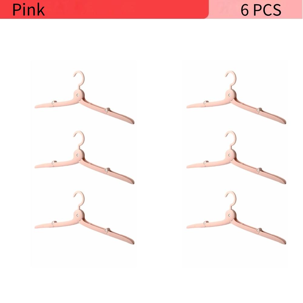 6 шт мини-вешалки для одежды дорожная складная телескопическая портативная сушилка для одежды экономит место в шкафу органайзер для одежды