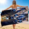 1Pc Robots Together Beach Towel, Quick Dry, Multi-Use for Beach Pool Gym Yoga Home Travel, Christmas, Halloween, Xmas Gift S92963