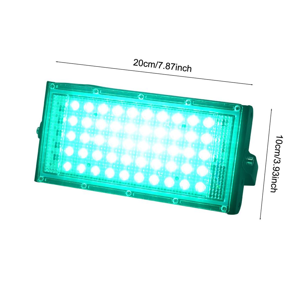 50W venkovní vodotěsné světlo IP66 super jasné RGB světlo na trávník LED reflektor pro galerii
