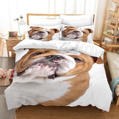 Cute Dog Luxury Bedding Set 3D Print For Adult Kid Twin Single Queen King Full Size Bedroom Animal Cartoon Duvet Cover Set