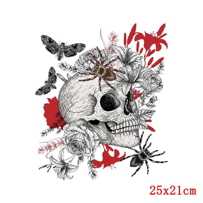 

Панк Барвистий Тварина Термотрансферний Патч для Одягу Футболка DIY Страшний Тигр Леопард Праска-наліпка Термоналіпки Аплікація