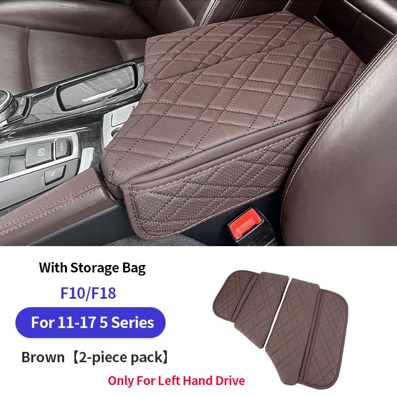 For BMW G30 G32 6GT F10 G05 G06 G07 G11 G12 X5 G05 X6 G06 X7 G07 Car Center Console Armrest Protector Cover Pad With Storage Bag