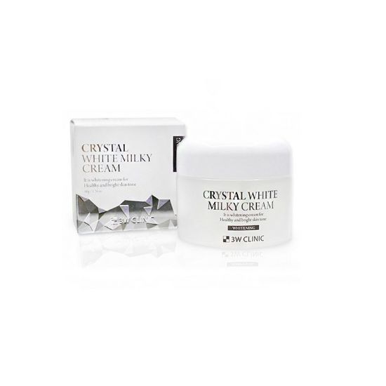 3W Clinic Crystal White Milky Cream Brightening Tone-Up Moisturizing 50g