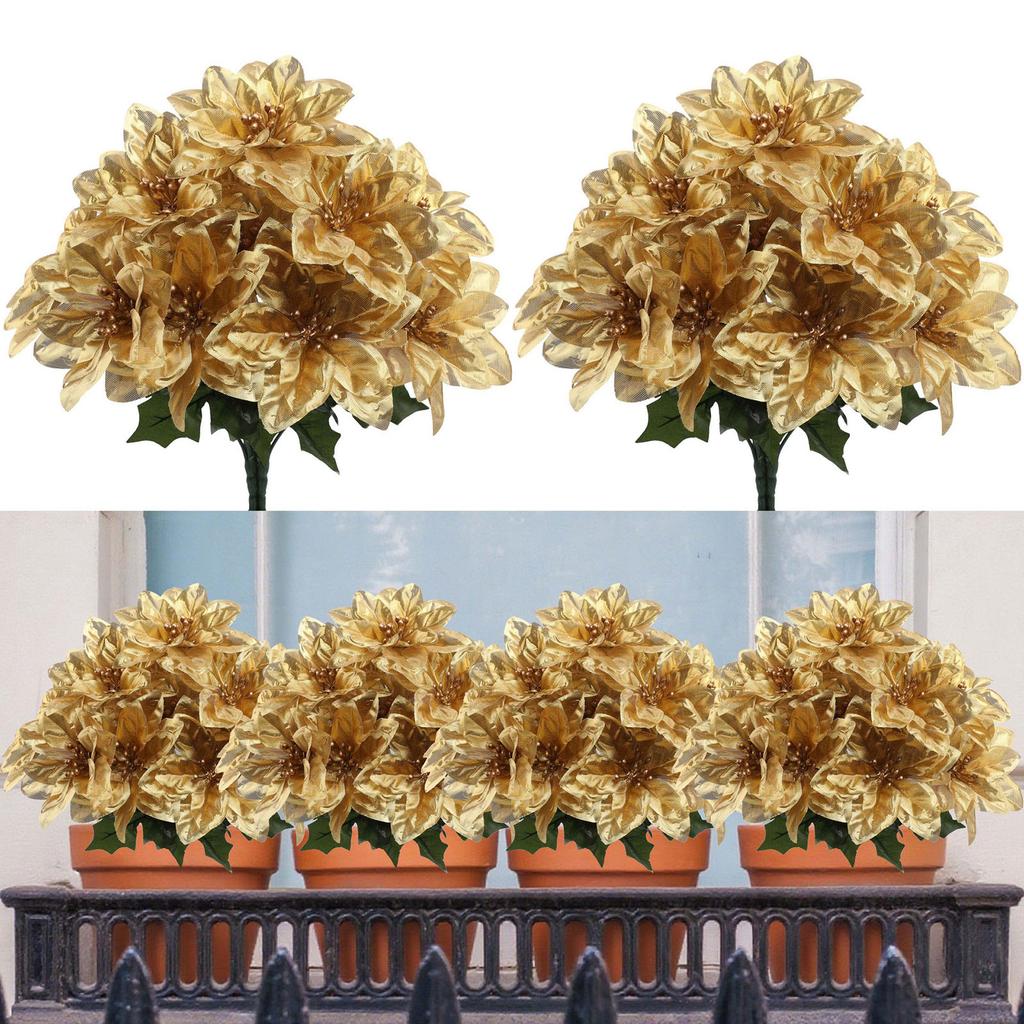 Konstgjorda blommor, Hemdekoration, Utomhus Gårdsstaket, Bonsai, Falska blommor