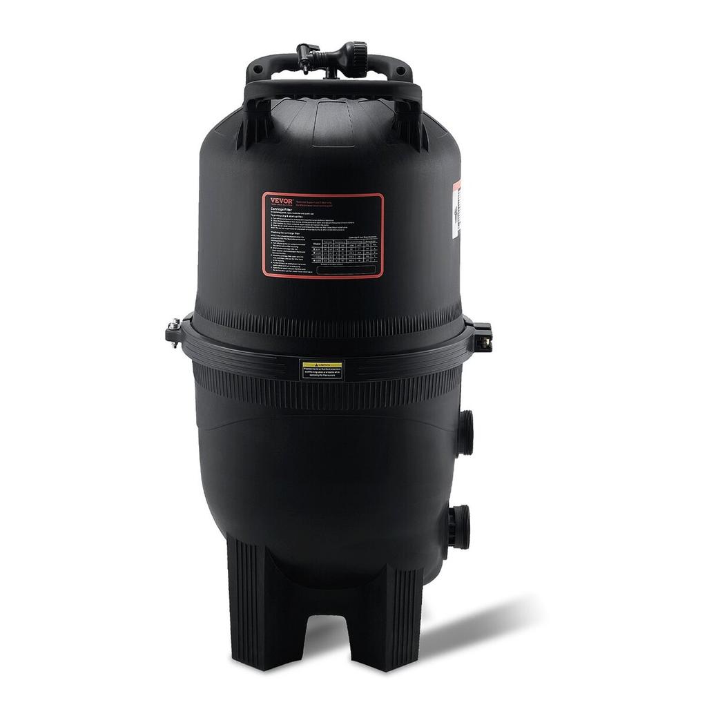 Cartridge Pool Filter, 49 Sq.m Filter Area Inground Pool Filter, Above Ground Swimming Pool Filtration Filter System with Upgrade Filter &Leak-proof,