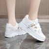 Fashion Womens Shoes 2025 Summer Hollow Mesh Platform Sneakers Heightened Fashion Versatile Casual Shoes Womens Sandal Large Size 35-42