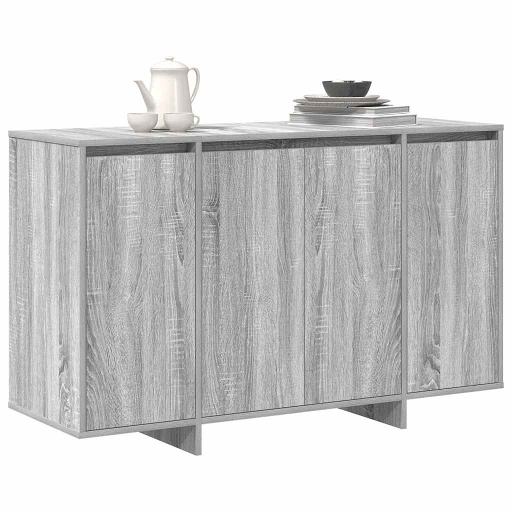 Sideboard Gray Sonoma 120 x 41 x 75 cm Engineered Wood