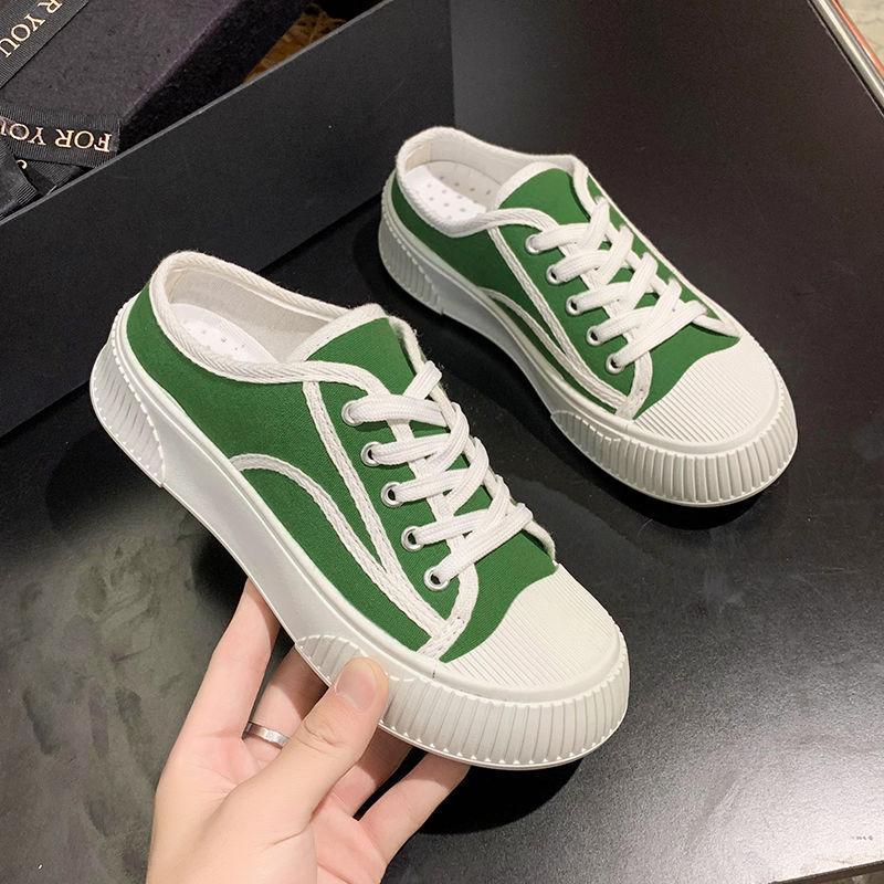 

Модные женские туфли-мюли на платформе для женщин 2024 года, дизайнерские модные элегантные тапочки, удобная обувь на каблуке с сандалиями в корейском стиле 40