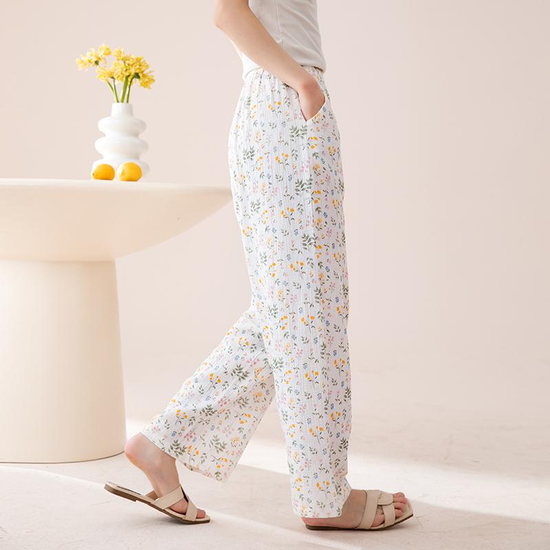 Fenteng Women's Pure Cotton Home Pants