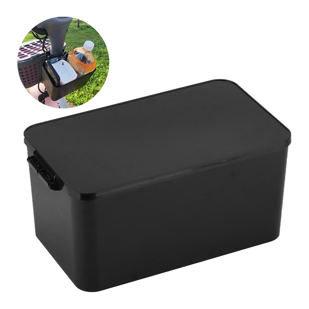 Waterproof Motorcycle Storage Box Waterproof Motorcycle Accessory Storage Box Large Capacity With Lid Design