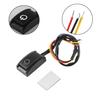 DC12V 200mA Car Push Button Universal Car Mini Paste Button Switch Electric Fan LED Light ON/OFF Switch for Truck Auto Light RV