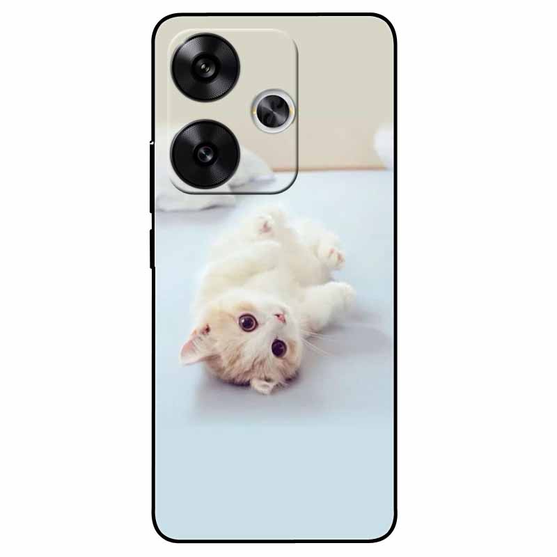 For Xiaomi Poco F6 Cases Soft Silicone Protective Fashion TPU Phone Back Covers For Xiaomi Poco F6 Pro/ Redmi Turbo 3 TPU Cases