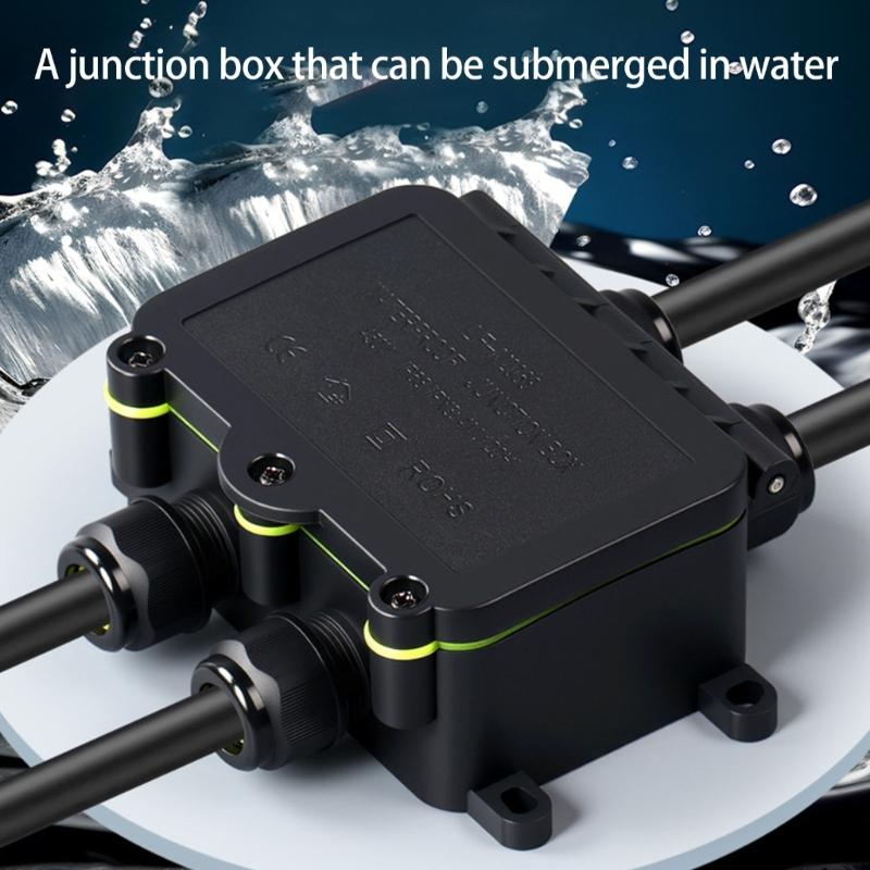 Multipurpose Waterproof Designs Outdoor Junction Box 8 12mm Rating Accessory for Undergrounds Electrical Connection