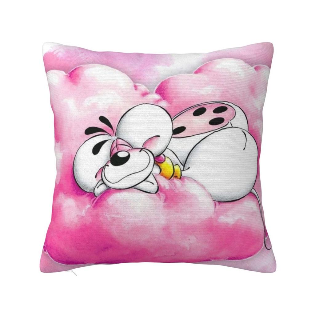 Diddl Cute Cartoon Pillow Case Cushion Cover Soft Custom DIY Pillow Cover Morden Pillowcases For Sofa Home Decorative