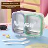 Divided Lunch Box Food Grade Leakproof Storage Box Portable Camping Food Container  Student Worker