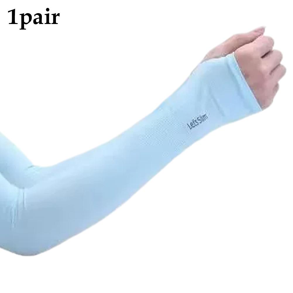 High-Quality 1Pairs High-Quality Uv High-Quality Sun High-Quality Protection High-Quality Arm High-Quality Sleeves High-Quality Cooling Ice синий