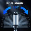 4 In 1 Car Charger 120W Super Fast Charging PD 3.0 with LED Display Cable  Power Adapter for IPhone 16 15 14 13 Pro Xiaomi Samsung