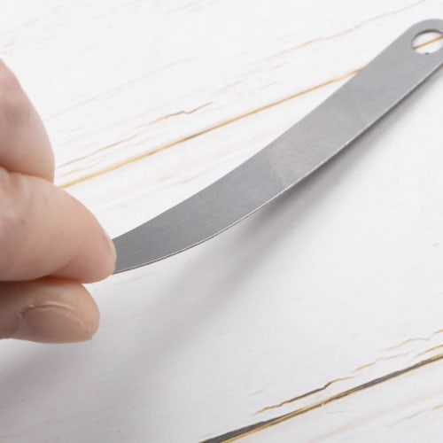 uxcell 5-Piece Gap Gauge, 0.5 mm Thickness Gauge, 65MN Steel, Metric Distance Measuring Tool, Single Blade